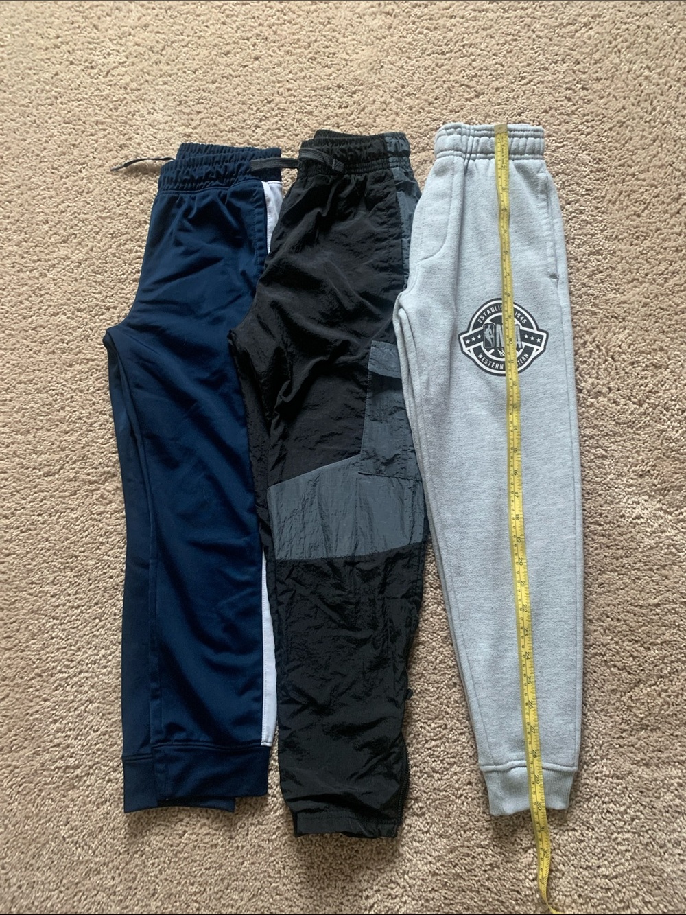 Kids Gray Logo Sweat Joggers - Brand Not Visible